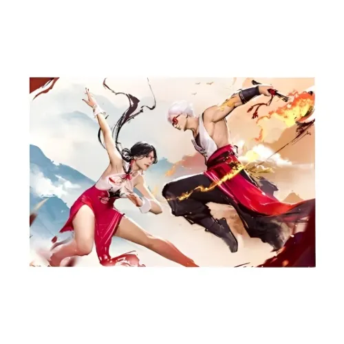 KFC x Forever Doomed Cui Sanniang Ji Canghai Anime / Games Postcards