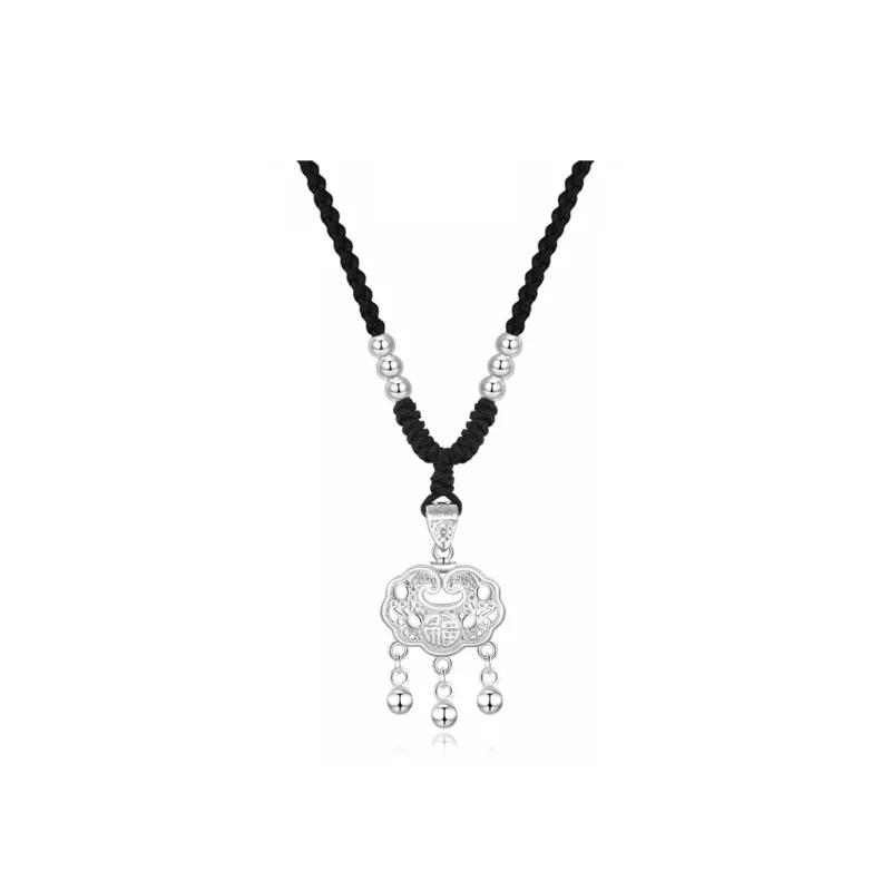 Love Jewelry S999 Fine Silver Necklaces Unisex-5