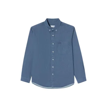 LACOSTE Shirts Men Navy Blue