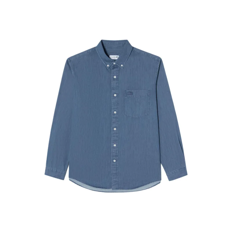 LACOSTE Shirts Men Navy Blue-0