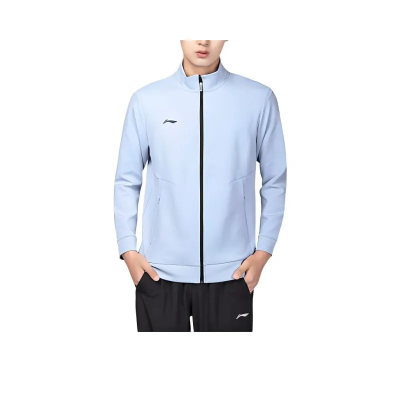 LiNing Sweatshirt Unisex Black Water Blue-0