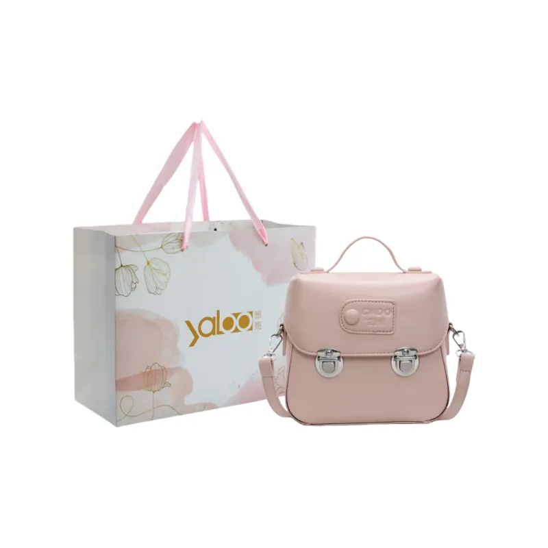 Yalu PU Handbag Unisex White/Silver/Black/Pink/Yellow-25
