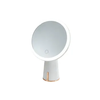 Evening Tang Luxury Small Glow With Lighted Makeup Comb And Mirror Set Portable Makeup Mirror