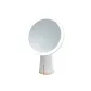 Luxury Portable Makeup Mirror-White[Tricolor Dimming]