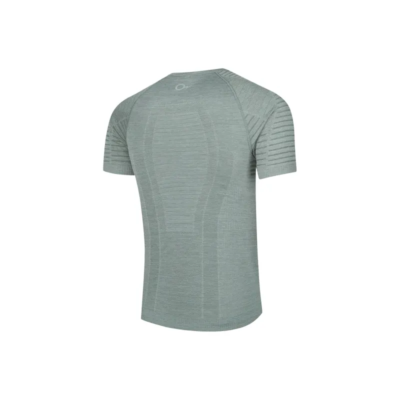 NATADUOPU NTP Lightning Ball Short Sleeved T Shirts Integrated Knitted Fabric Sports Top*1 Unisex Gray Green-1