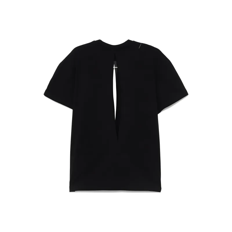 MM6 Short Sleeved Top Black-1