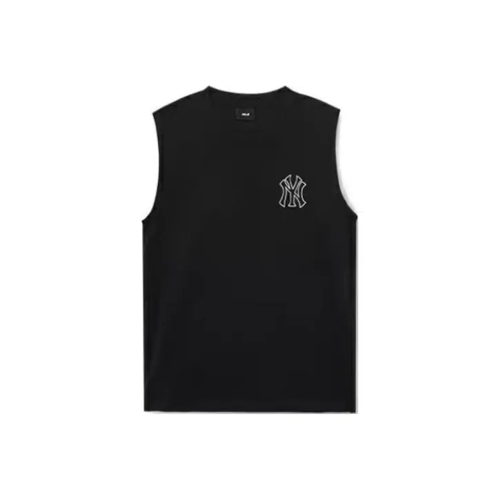 MLB New York Yankees PLAY PIXEL OVERFIT Tank Top Unisex Black-0