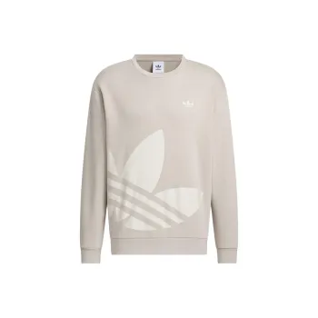 Adidas Originals Sweatshirt Unisex Preppy Silver Gray