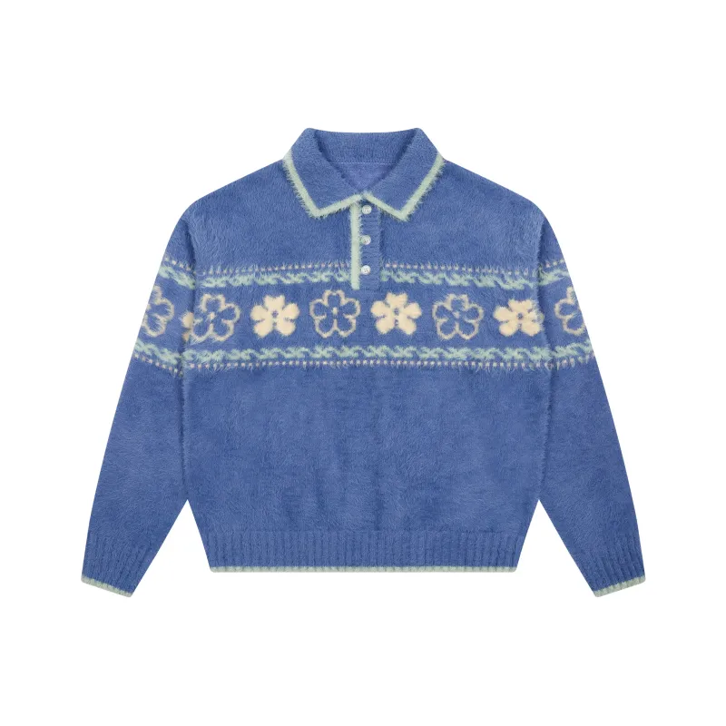 MostwantedLab MostwantedLab Vintage Flower Sweater Unisex-2