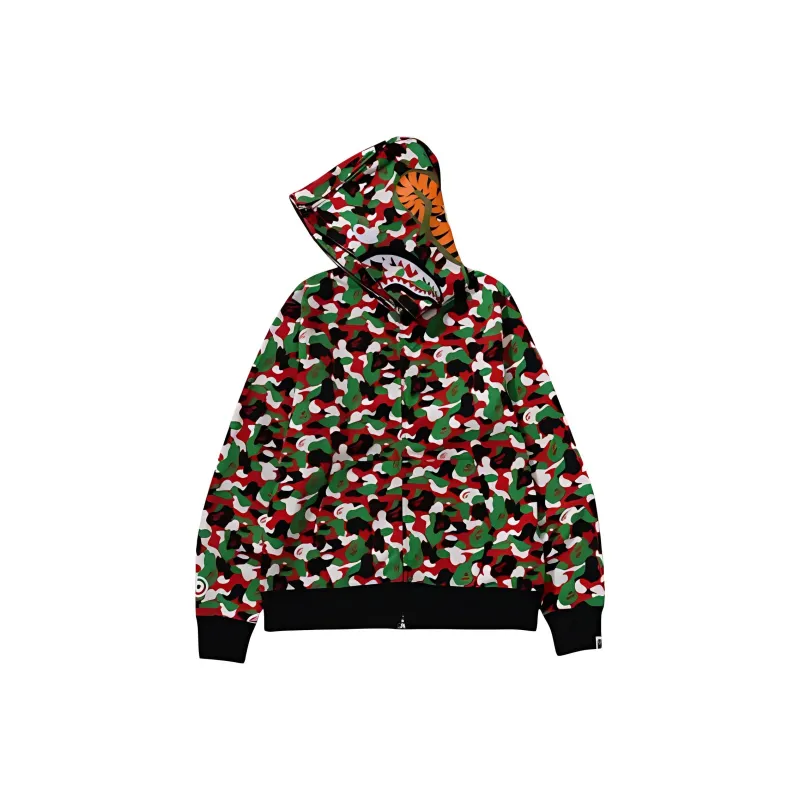 Bape Store Dubai Separate Shark Full Zip Hoodie-1