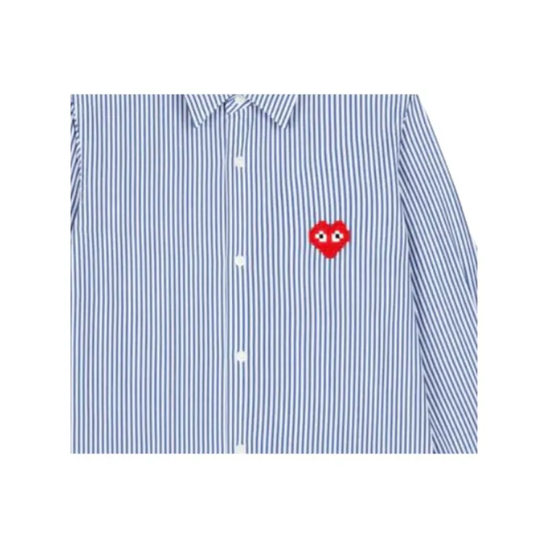 CDG Play Shirts Men Blue-1