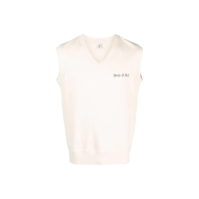 SPORTY & RICH Tank Top Men's White-0
