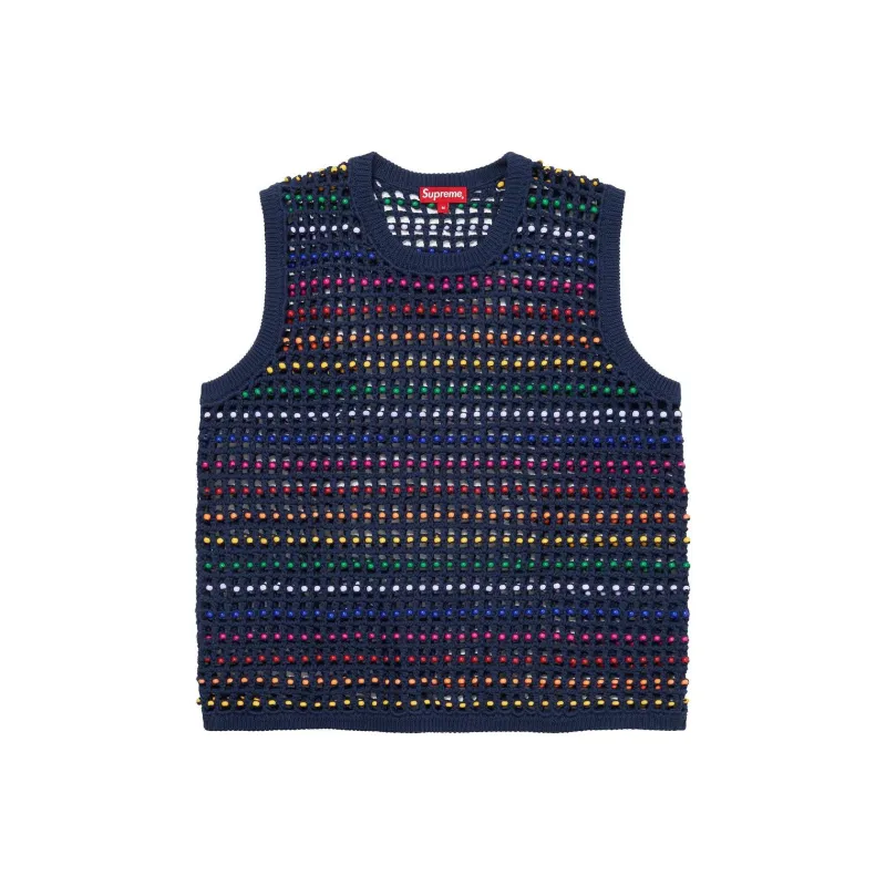 Supreme Beaded Sweater Vest-0