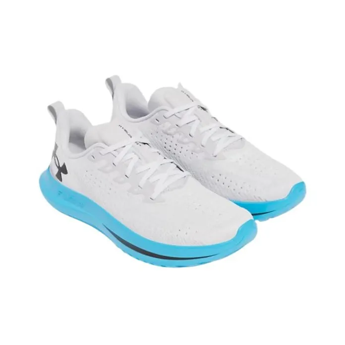 Under Armour Velociti 4 Cushioning Slip Resistant Low Top Running Shoes Men's White-2
