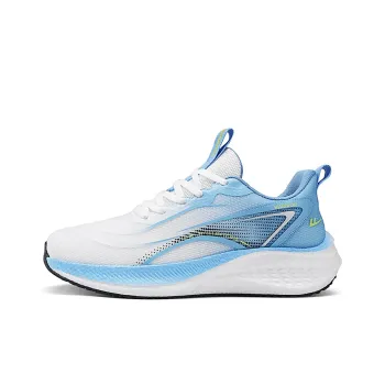 Warrior Abrasion Resistant Slip Resistant Low Top Physical Fitness Test Physical Exam Running Shoes Men's White Blue