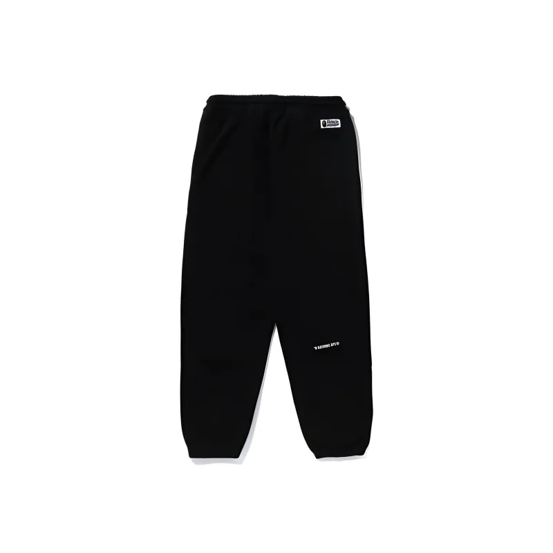 A BATHING APE Logo-patch Cotton Blend Track Pants-1