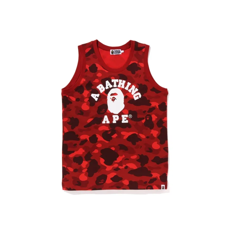 Bape Color Camo College Tank Top-3