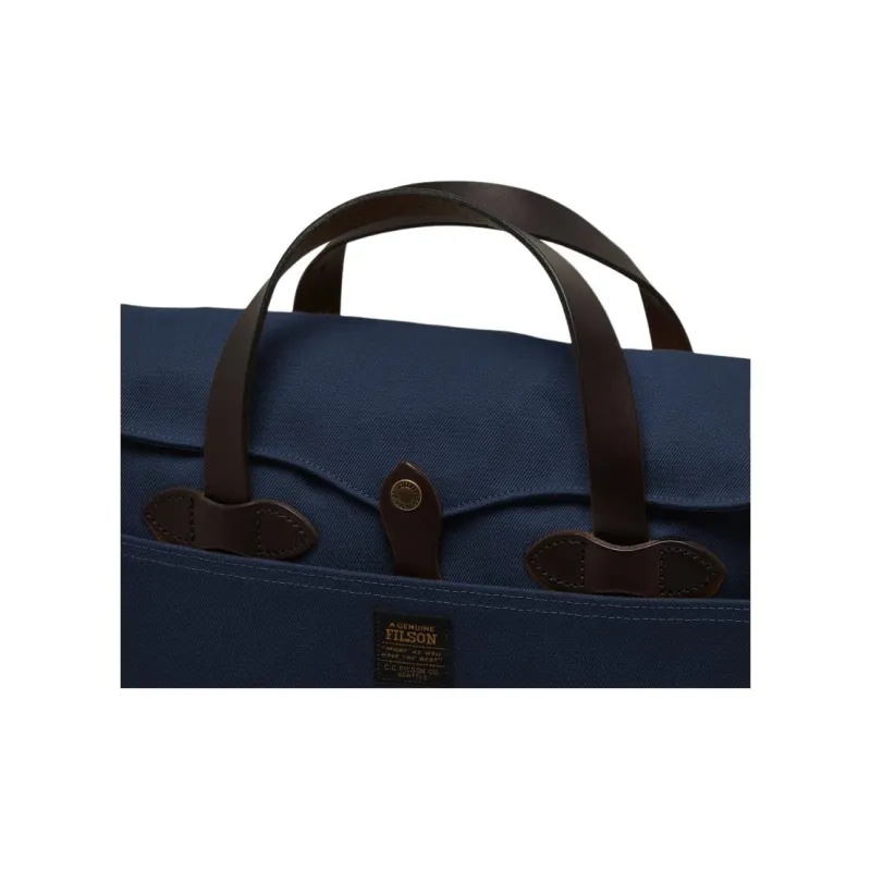 Filson Cotton Briefcase Men's Marine Blue-5