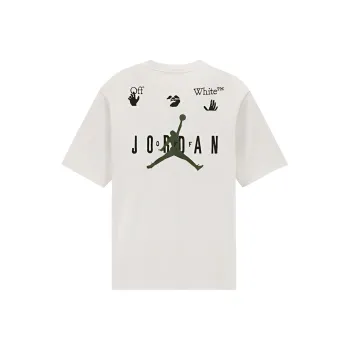 Off white X JORDAN X Off White T Shirts Men White