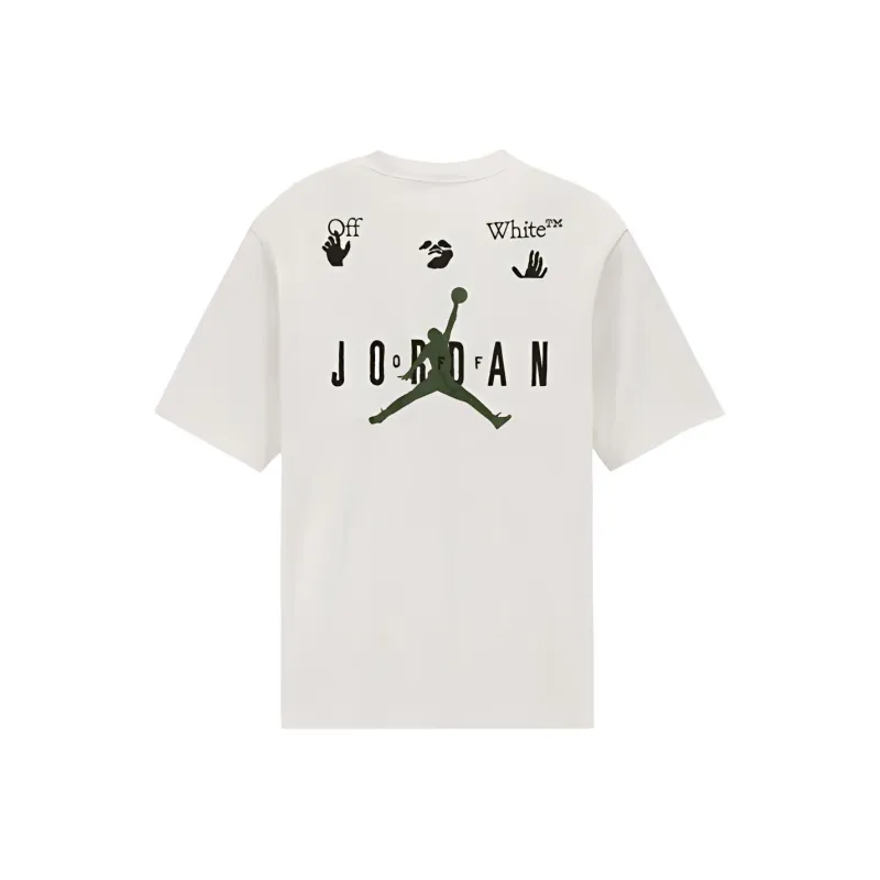 OFF WHITE X Jordan T shirt Sail-0
