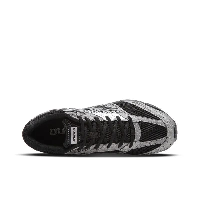 Mizuno Speed Low Top Running Shoes Unisex Black Silver-3