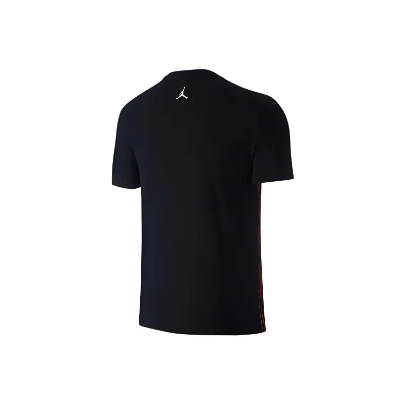 Jordan T Shirts Men Black-1