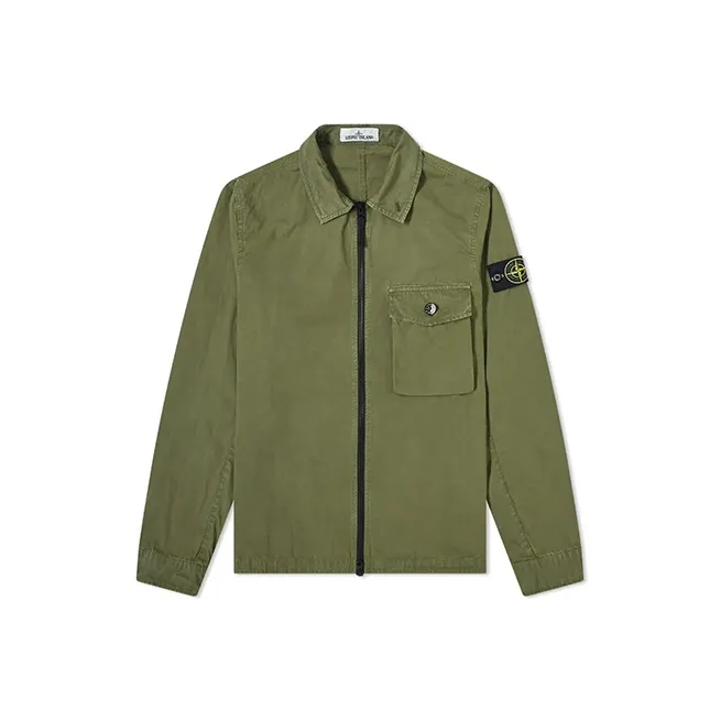 STONE ISLAND Jackets Men Olive Green-0