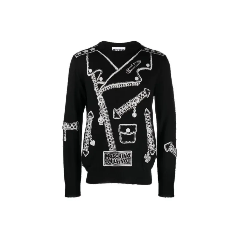 MOSCHINO Sweaters Men Black-0