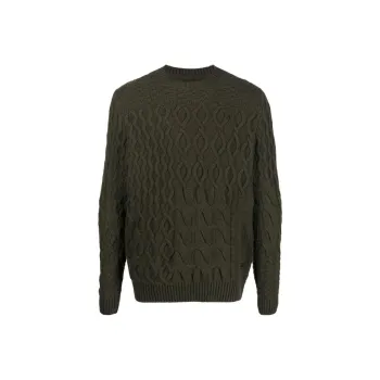 BARBOUR Sweaters Men Olive Green