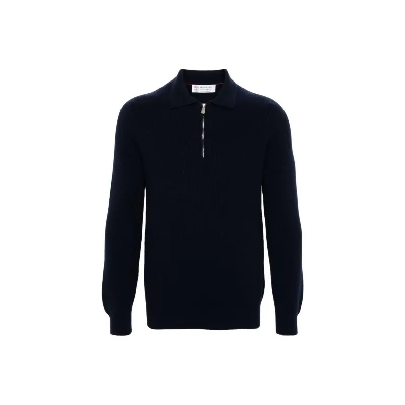 Brunello Cucinelli Cashmere Polo Shirt-0