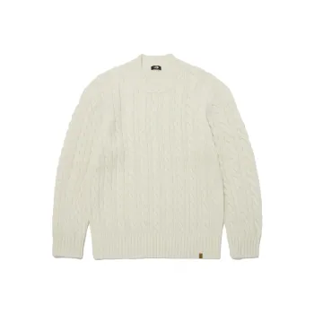 THE NORTH FACE Merino Wool Cable Sweater Sweater Unisex Ecru
