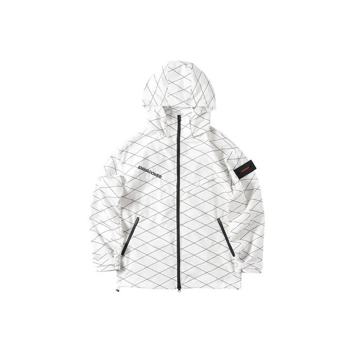 ENSHADOWER Pilot Jacket Men's White-0