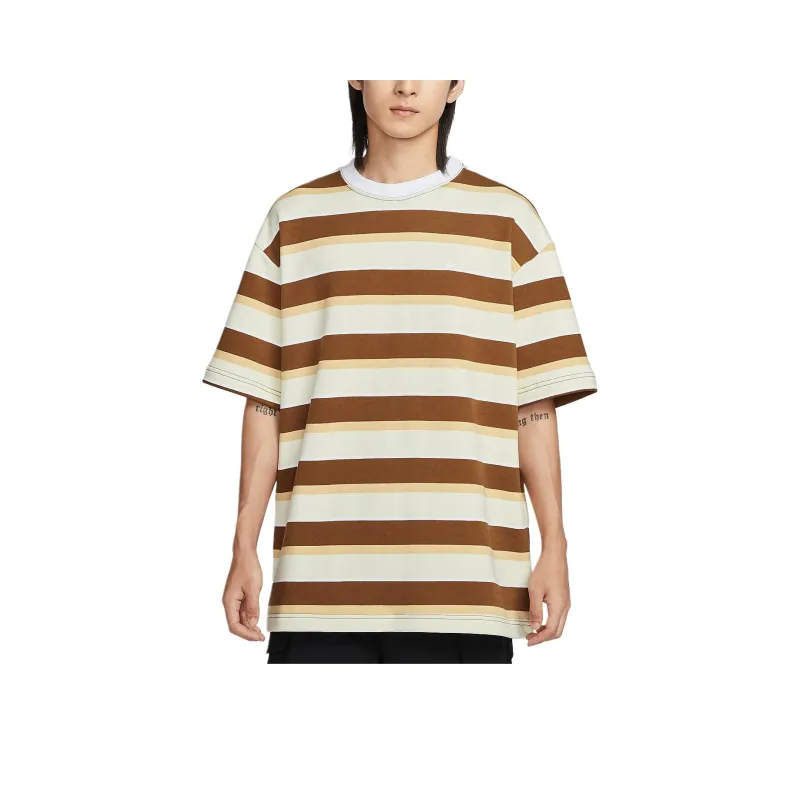 Nike Drop Shoulder Sleeve T-Shirt Men's Light British Umber-0