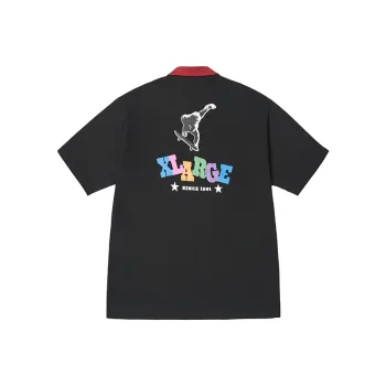 XLARGE NEW IN OG Streetwear Revival Series Polo Shirt Unisex Shopping Bag Black