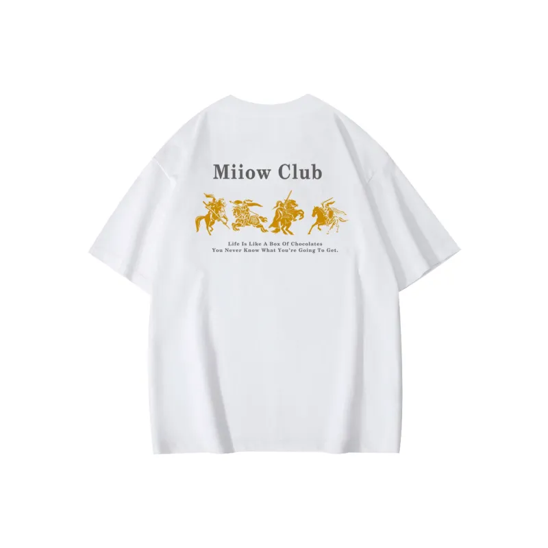 MIIOW Trendy Party Collection Cooling Summer Collection T Shirt Unisex-3
