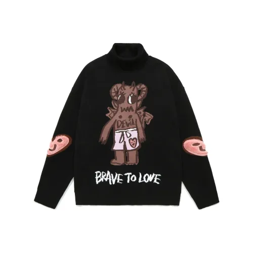 Guuka Sweaters Unisex Black