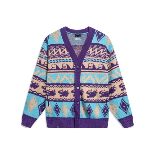 LiNing Rijin Doujin Collection Knitwear Men's Ultraviolet