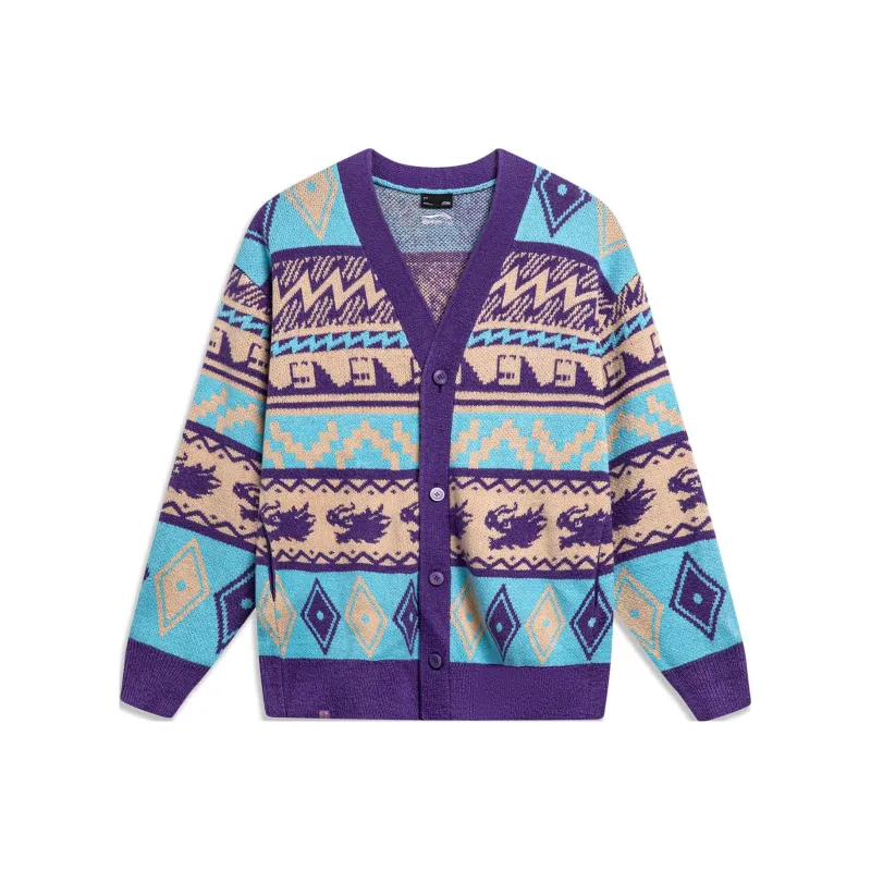 LiNing Rijin Doujin Collection Knitwear Men's Ultraviolet-0
