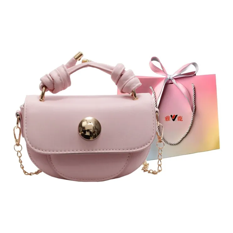 Yalu PU Handbag Women's Black/Pink/Khaki/Silver-6