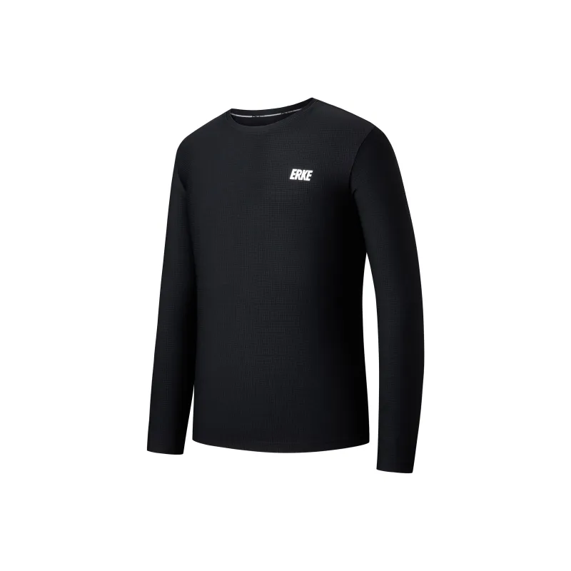 Erke Knitwear Men Jet Black-0
