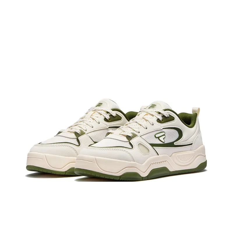 FILA FUSION BANK III Low Top Skateboard Shoes Women's Snow Cyan Sauce-1