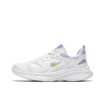Binary Cushioning, Rebound, Lightweight, Anti slip Low Top Running Shoes Women's Beige Green Purple