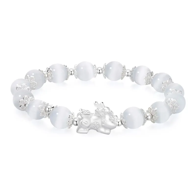CHOW KING SANG S999 Fine Silver Bracelets Unisex-5