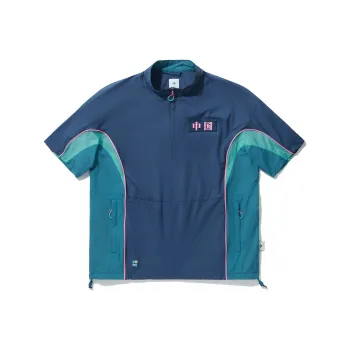LiNing T Shirt Unisex Dark Prussian Blue Copper Green