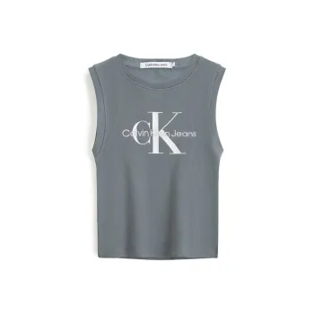 CALVIN KLEIN Tank Top Unisex Bright Gray