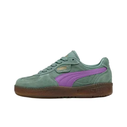 PUMA Anti Slip Wear Resistant Low Top Skateboard Shoes Unisex Green