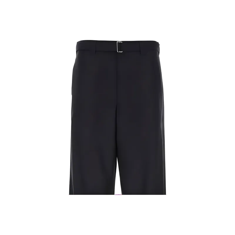 PRADA Belted Straight Leg Pants-2