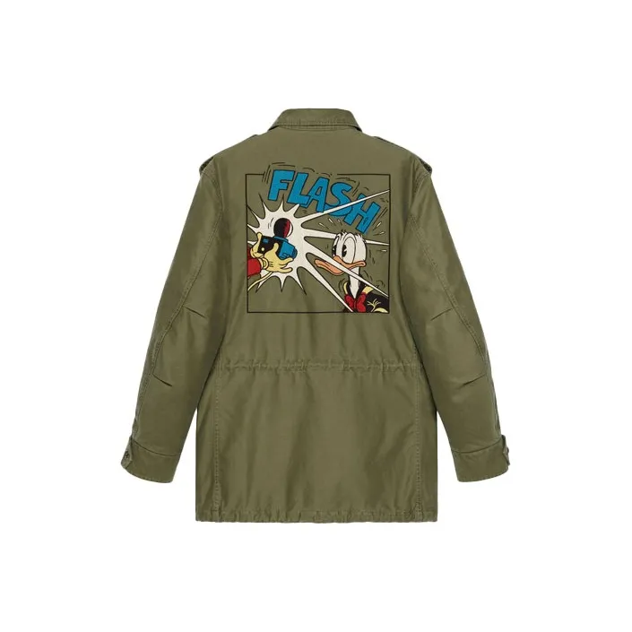 GUCCI X Disney Donald Duck Eco Washed Jacket-0