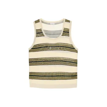 DRIES VAN NOTEN Tank Tops Men Beige