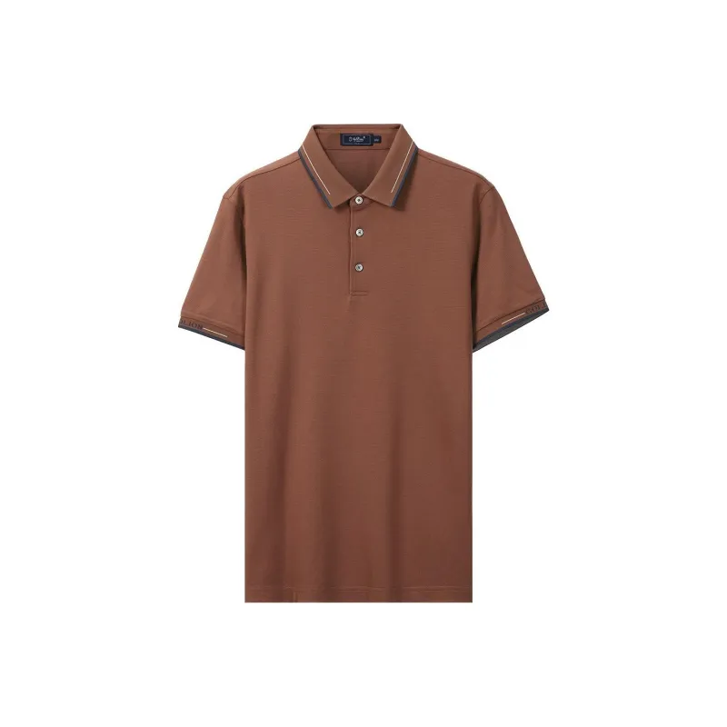 GOLDLION Polo Shirt Men's Orange-0
